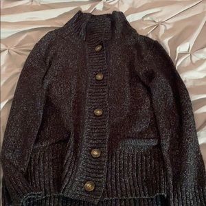 button up sweater